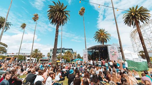 St Kilda Fest crowd credit Nathan Doran